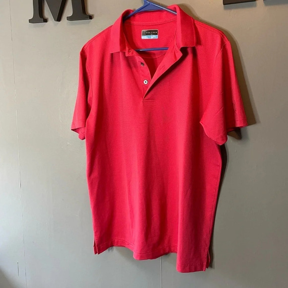 PGA Tour Other - PGA men’s pink polo tee size medium